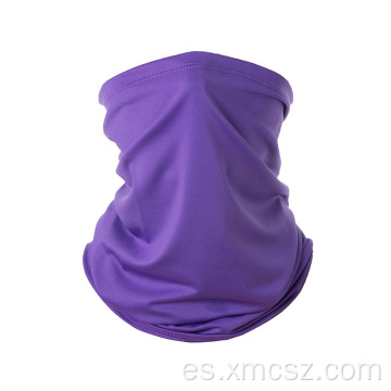 Pañuelo de bandana de cuello morado personalizado con cara de jefe